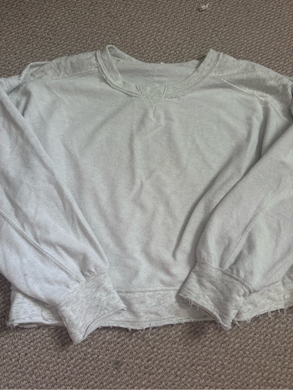 Blu Pepper Light Gray Crewneck Sweatshirt